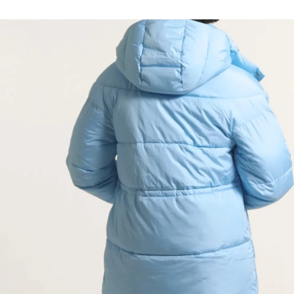 J. Crew Blue Puffer Coat